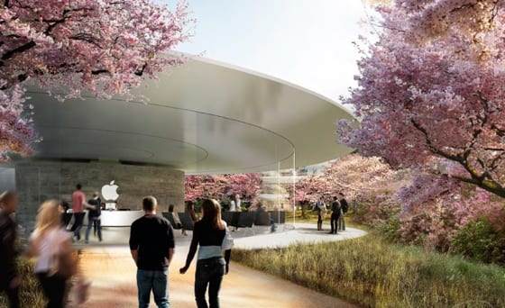 Apple Campus 2.0 fotky interiér
