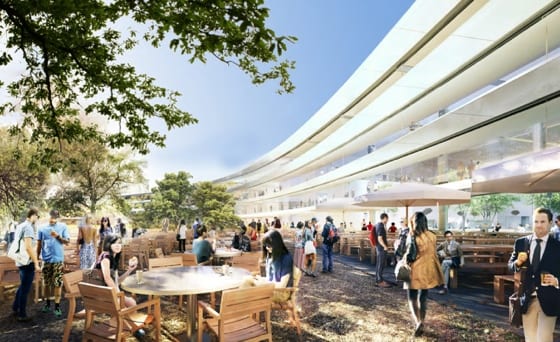 Apple Campus 2.0 fotky interiér