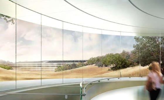 Apple Campus 2.0 fotky interiér