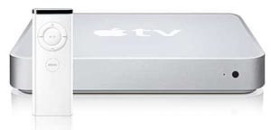 Apple TV s diaľkovým ovládaním Apple Remote