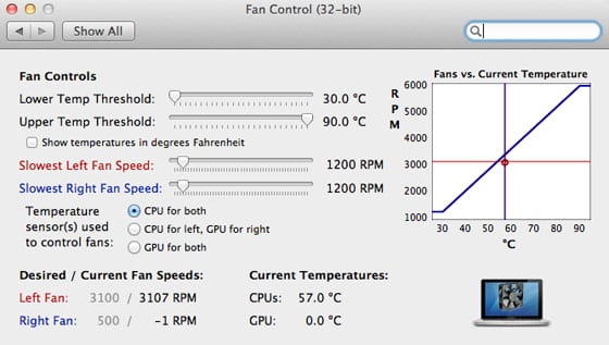 System Preferences – LS FanControl