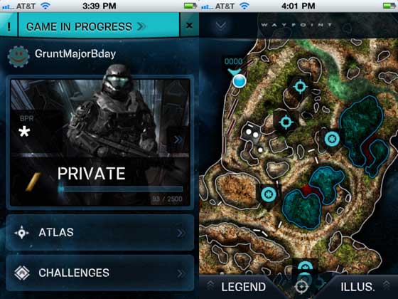 Halo Waypoint na iOS