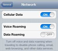 Blokovanie roamingu v iOS 5 Beta 3