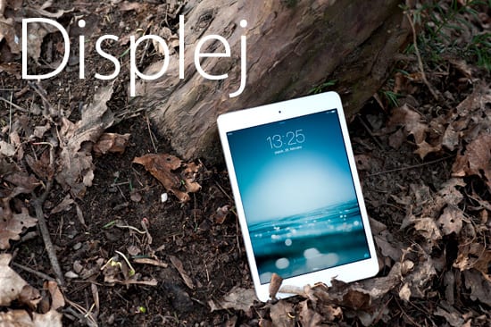 iPad mini displej