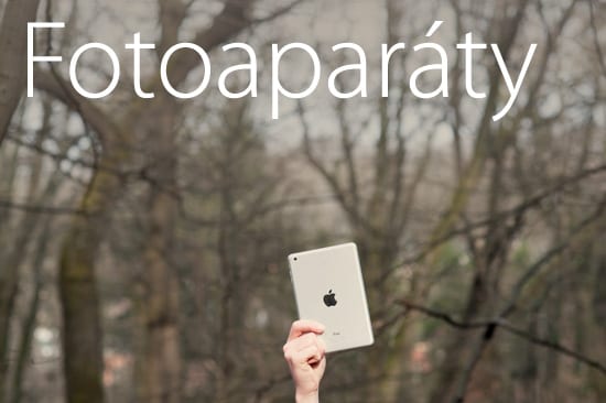 iPad mini fotoaparáty