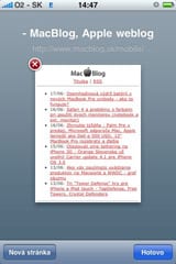 Safari v iPhone