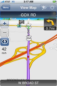 XRoad navigácia pre iPhone