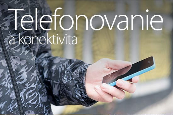 iPhone 5c telefonovanie a konektivita