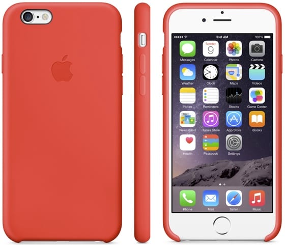 iPhone 6 červené silikónové puzdro