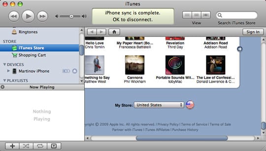 iPhone iPod podcasts