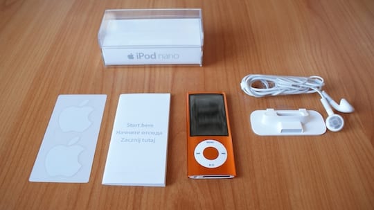 iPod nano 5.gen – balení