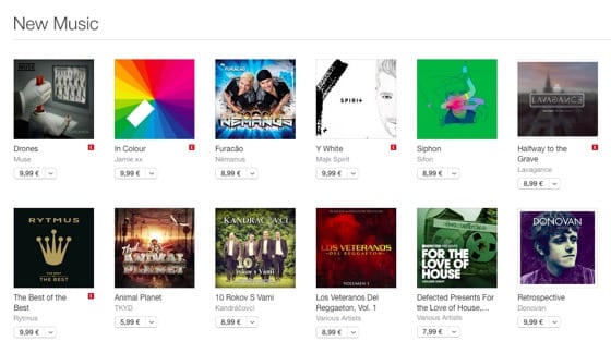 iTunes store na slovensku