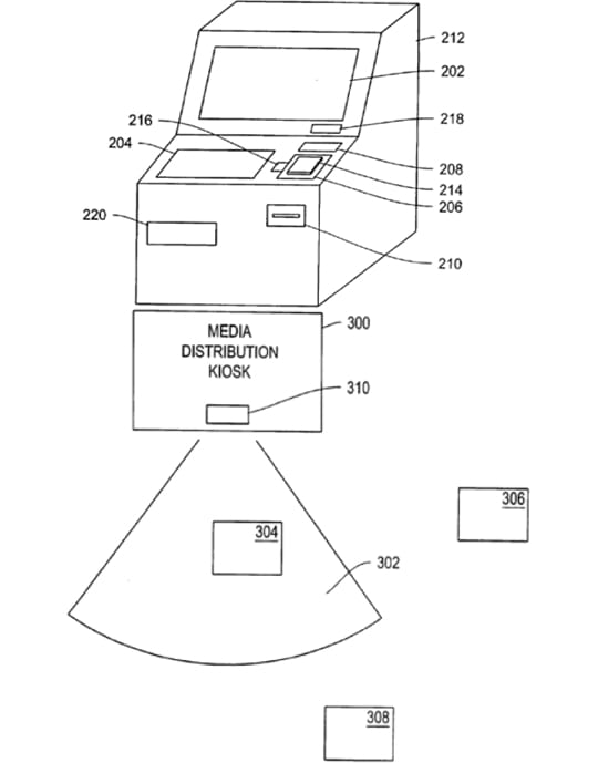 iTunes Kiosek Patent