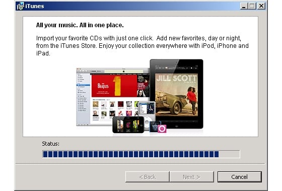 Inštalácia iTunes vo Windows