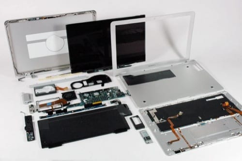 MacBook Air zvnútra, hardware