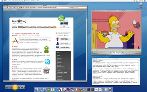 Mac OS X Multitasking