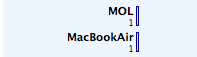 Adium štatistika MacBook Air