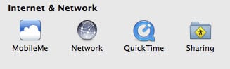 MobileMe System Preferences panel