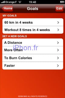 iPhone Nike + Ciele tréningu