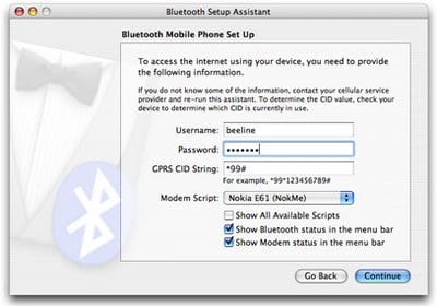 Nokia Mac OS X Internet Bluetooth