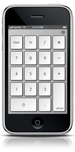 Numerická klávesnica pre Mac iPhone