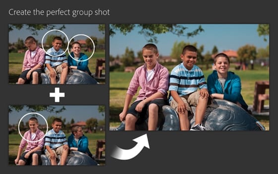 Adobe Photoshop Elements 9 – kombinovanie spoločných fotiek