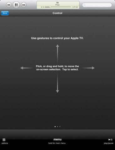 Aplikácia Remote pre iPad
