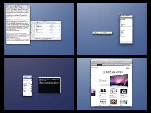 Spaces Mac OS X Leopard