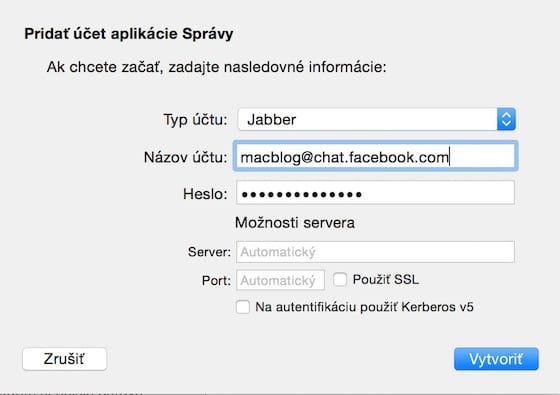 Tip: Nastavte si Facebook Messenger do aplikácie Správy v OS X