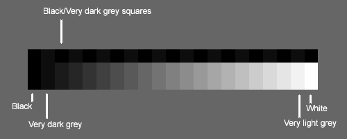 Shades of Grey, Monitor calibration