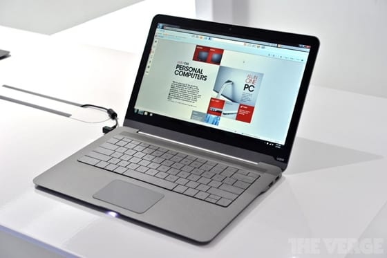 Vizio Thin + Light Notebook
