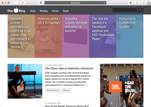 snimka obrazovky bez tiena