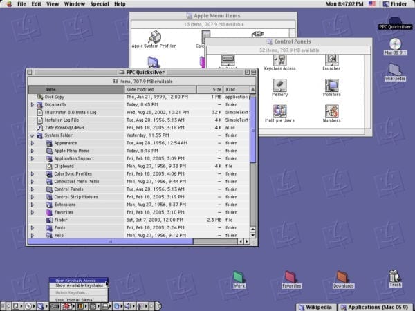 Predchodca: Mac OS 9