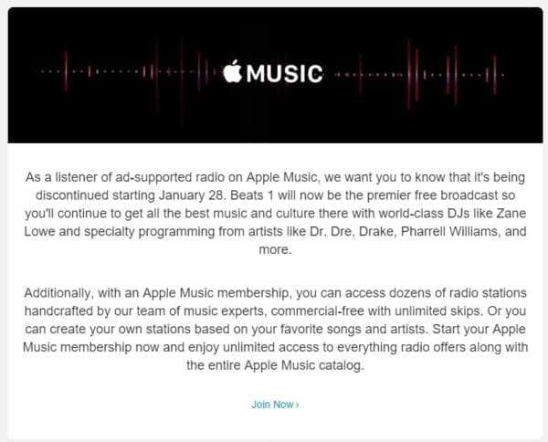 itunesradioending