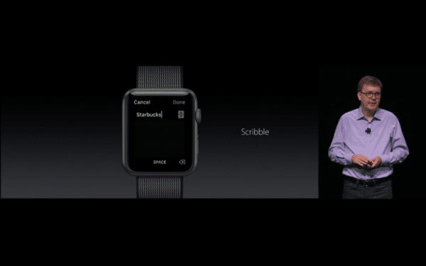 WWDC watchOS3 Scribble