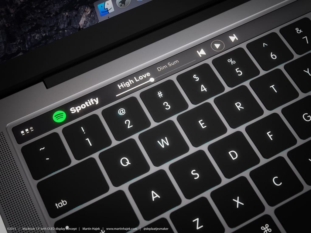 MacBook Pro OLED koncept