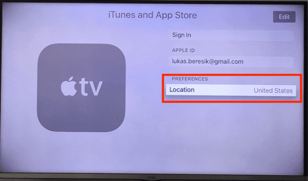 Apple TV enable Siri 3