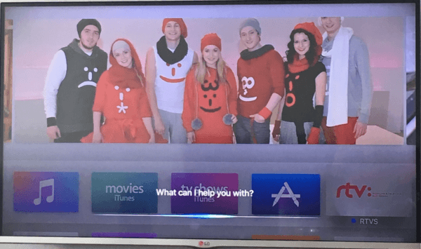 Apple TV enable siri 5