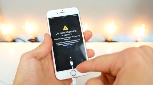 iOS 10 beta vlhkost Lighting