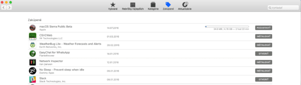 macos sierra app store