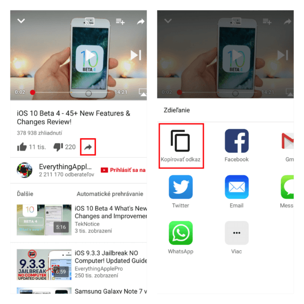 youtube stahovanie ios 1.1