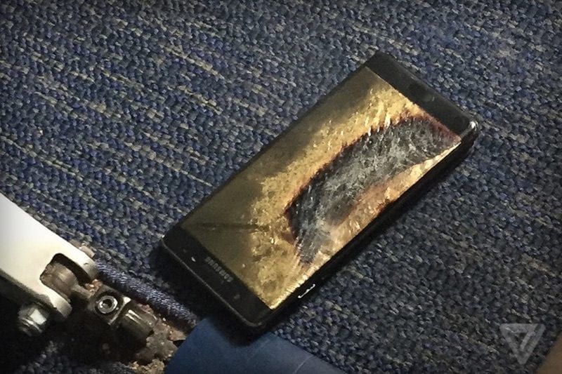 Galaxy Note 7 exploded