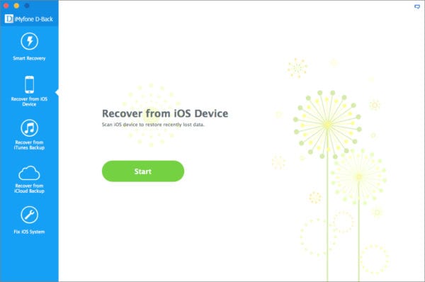 iMyfone D-Back iPhone Data Recovery