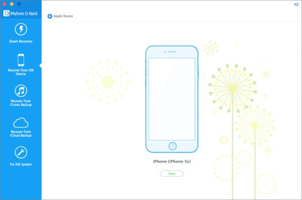 iMyfone D-Back iPhone Data Recovery