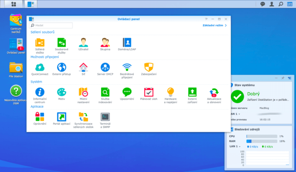 Synology DiskStation Manager Settings