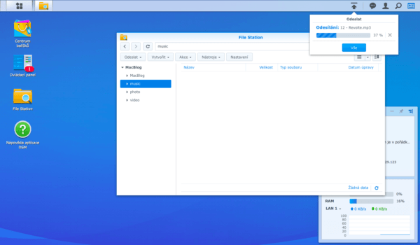 Synology DiskStation Manager Transfer