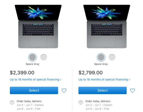 MacBook Pro 15 Shipping Estimate After WWDC