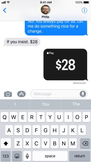 iOS 11 Apple Pay Cash