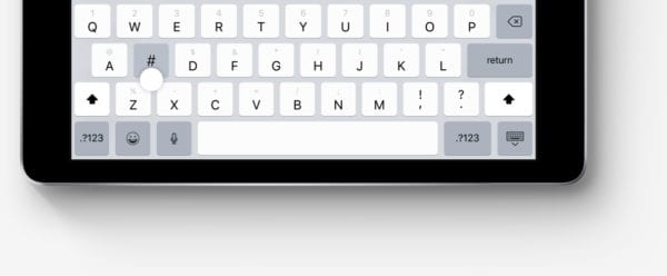iOS 11 iPad Keyboard