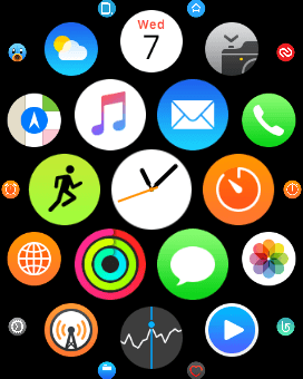 watchOS 4 Grid View